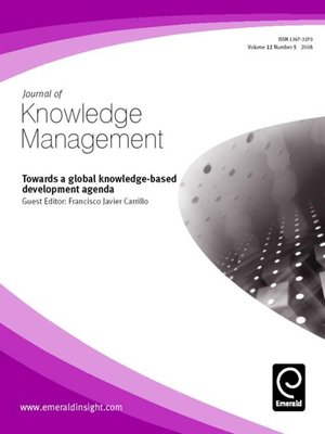 cover image of Journal of Knowledge Management, Volume 12, Issue 5